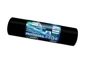 Мешки для мусора 180 л, ароматизированные, черные, в рулоне 10 шт., ПВД, 30 мкм, 1100х930 мм, PROFESSIONAL, 1801044 в Туапсе Мешки для мусора 180 л, ароматизированные, черные, в рулоне 10 шт., ПВД, 30 мкм, 1100х930 мм, PROFESSIONAL, 1801044 в Туапсе