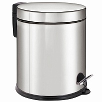 Ведро-контейнер для мусора урна с педалью LAIMA Classic Plus, 5 л, зеркальное в Туапсе