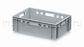 Ящик для мяса и колбасных изделий Е-2 серый в Туапсе Ящик для мяса и колбасных изделий Е-2 серый в Туапсе