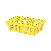 Ящик продуктовый универсальный желтый в Туапсе Ящик продуктовый универсальный желтый в Туапсе