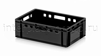 Ящик для мяса и колбасных изделий Е-2 черный в Туапсе Ящик для мяса и колбасных изделий Е-2 черный в Туапсе