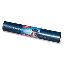 Мешки для мусора 240 л, черные, в рулоне 20 шт., ПВД 35 мкм, 1400х900 мм, PACLAN Big&Strong, 600823 в Туапсе