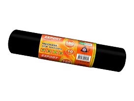 Мешки для мусора 180 л, ароматизированные, черные, в рулоне 10 шт., ПВД, 80 мкм, 1100х930 мм, EXPORT, exp18010142 в Туапсе Мешки для мусора 180 л, ароматизированные, черные, в рулоне 10 шт., ПВД, 80 мкм, 1100х930 мм, EXPORT, exp18010142 в Туапсе