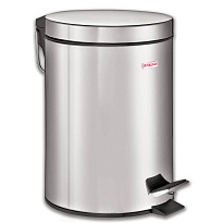 Ведро-контейнер для мусора (урна) с педалью LAIMA Classic, 20 л, зеркальное, нержавеющая сталь, со съемным внутренним ведром в Туапсе
