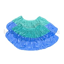 Бахилы бирюзово-синие 1000 шт (500 пар), 64 мкм, двойная подошва, двойная резинка, Особопрочные+ в Туапсе