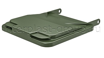 Комплект крышки для контейнера 120 л. зеленая  зеленый в Туапсе